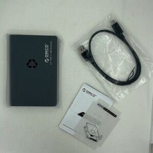 Fast Data Transfer ORICO® LEADING TECHNOLOGY USB3.0 Type C 2.5" HDD‎ Enclosure